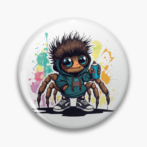 Item preview, Graffiti Jumping Spider – Hyllus Diardi Street Artist Illustration designed and sold by MiszungART.