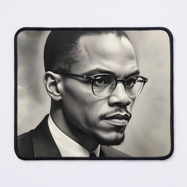 Item preview, Malcolm X designed and sold by WorldofCharcoal.