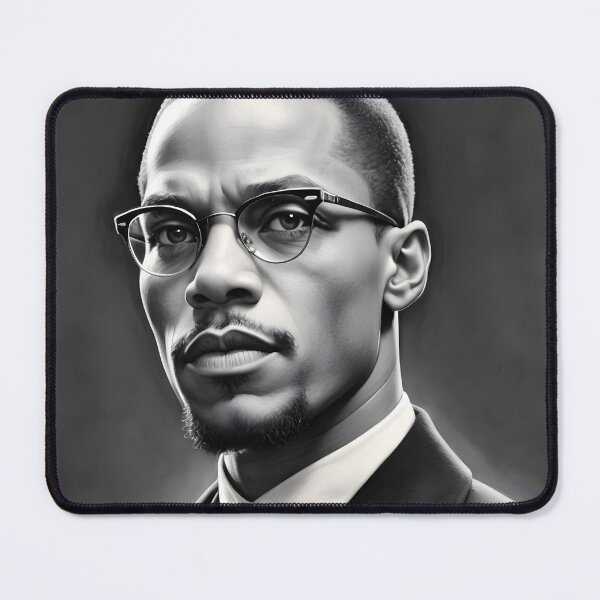 Item preview, Malcolm X designed and sold by WorldofCharcoal.