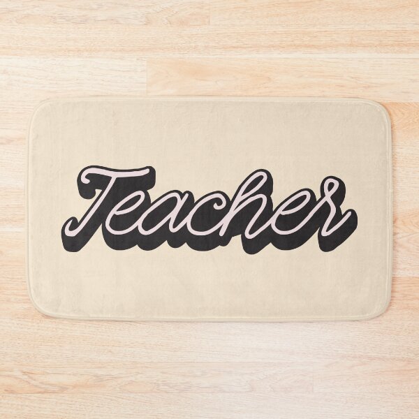 Item preview, Teacher cute cursive text designed and sold by Think4Prints.