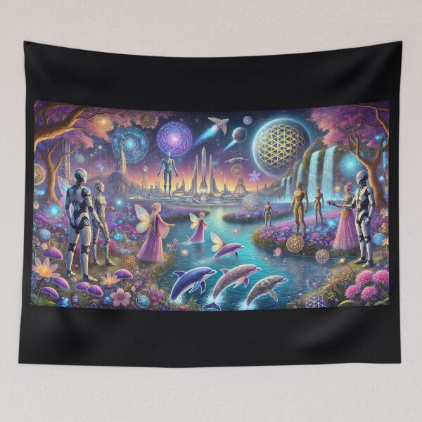 Item preview, Quantum Fairies of the River Gate 5L7P147TH3 designed and sold by OsirizyahDesign.