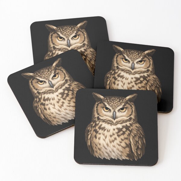 Item preview, The owl is a wise symbol representing calm focus, quiet strength, and inner power. designed and sold by Ach&Koor.