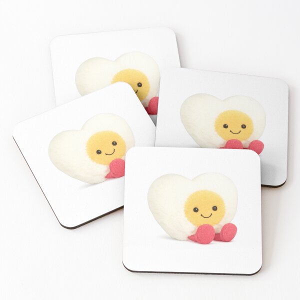 Item preview, Amuseable Heart Boiled Egg designed and sold by DecalRush.