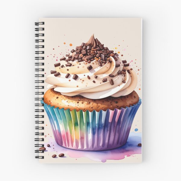 Item preview, Colorful cupcake delight with sprinkles designed and sold by LiskoDesign.