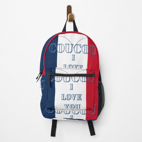 Item preview, French flag "Coucou I love you" designed and sold by Alan-David.
