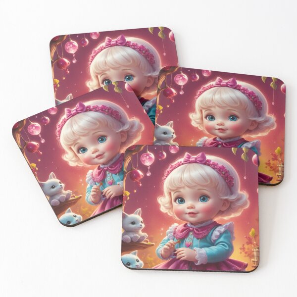 Item preview, Girl sitting in cranberries designed and sold by Sweet Dreams Ambience.