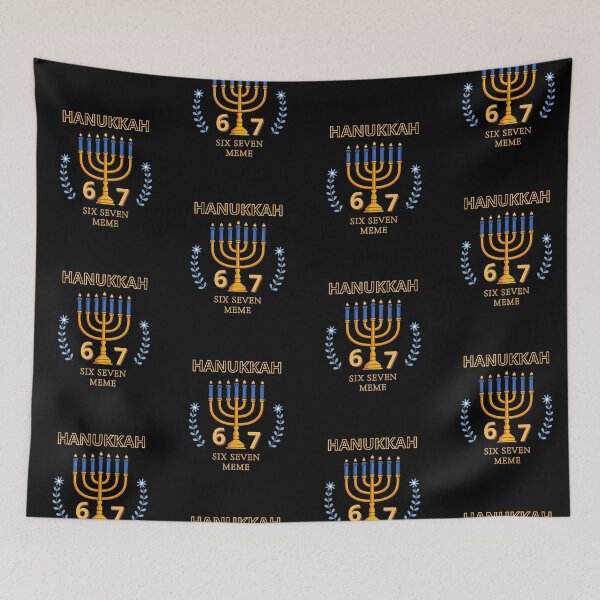 Item preview, Hanukkah 67 Six Seven Meme designed and sold by Tom-Apex-Art.