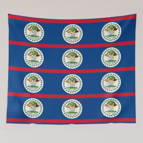 Item preview, Belize Flag Design designed and sold by AlaskaExtreme.
