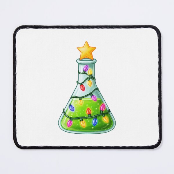 Item preview, Chemistry Christmas tree holiday illustration designed and sold by olenapetol.