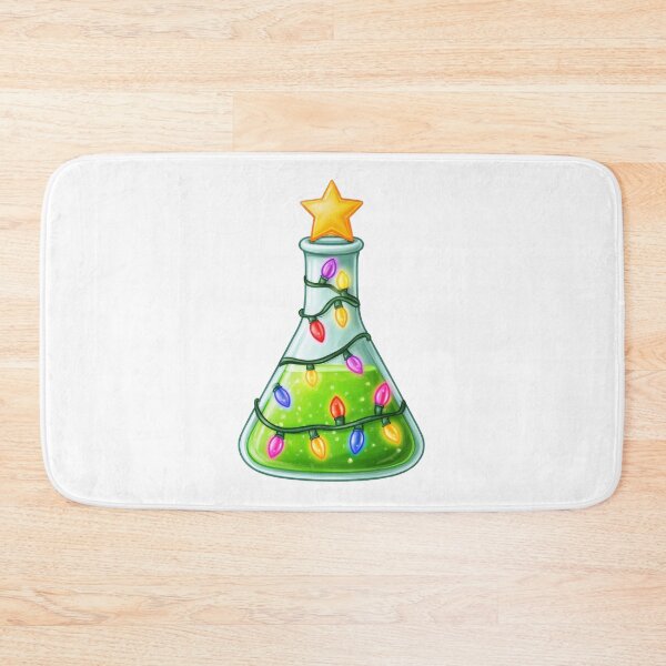 Item preview, Chemistry Christmas tree holiday illustration designed and sold by olenapetol.