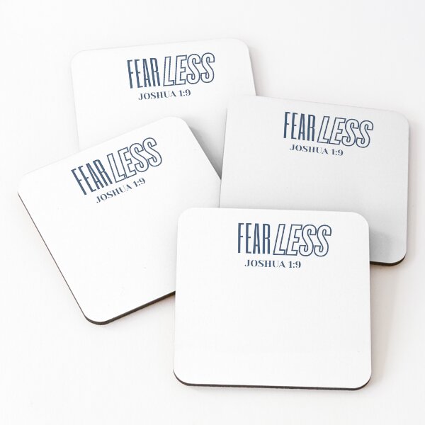 Item preview, Fear Less – Joshua 1:9 Minimal Christian Faith Design designed and sold by AdamIntrovert.