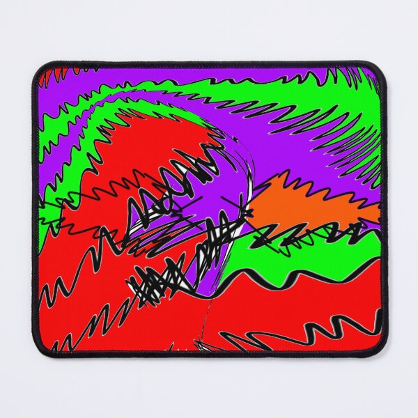 Item preview, Vibrant Chaos: Digital Abstract Patterns designed and sold by nighttime1990.
