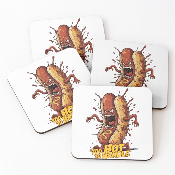 Item preview, Spicy Hot Dog Monster Shirt – Too Hot to Handle Food Kaiju Design designed and sold by The True American.