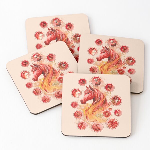 Item preview, Chinese Lunar New Year Horse Design designed and sold by my-green-gecko.