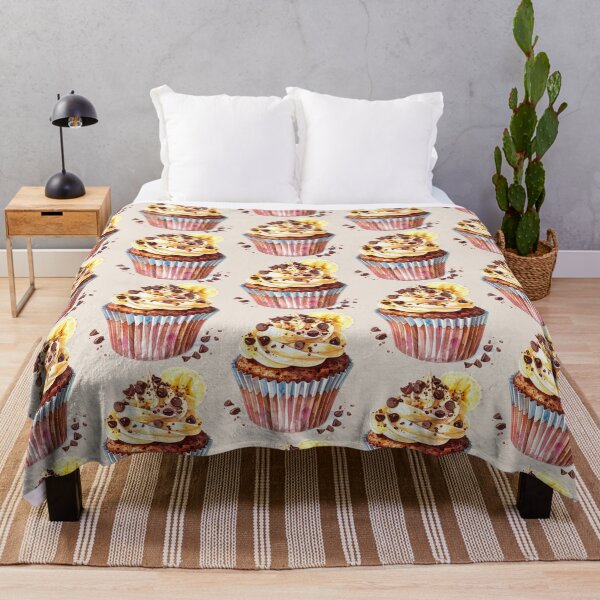 Item preview, Banana Cupcake Delight with Sprinkles designed and sold by LiskoDesign.