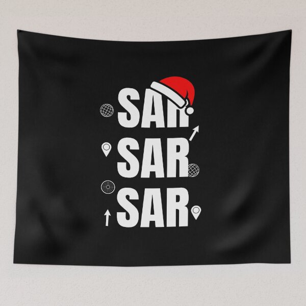 Item preview, SAR Christmas Typography Design designed and sold by SpatialPost.