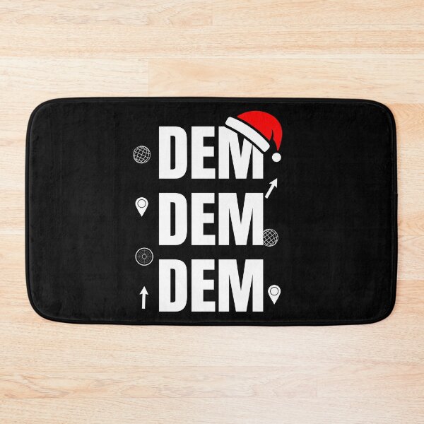 Item preview, DEM Christmas Geospatial Typography designed and sold by SpatialPost.