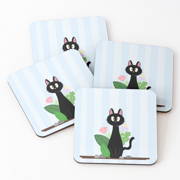 Item preview, Super Cute Cat in Foliage ?? | Whimsical Nature Kitty Illustration designed and sold by NayonikasArt.
