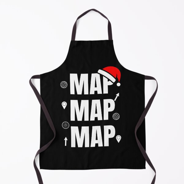 Item preview, MAP Christmas Geospatial Typography designed and sold by SpatialPost.