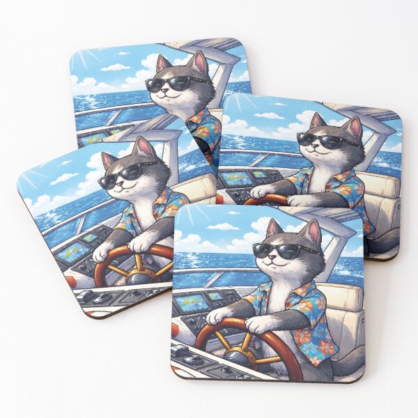Item preview, Pixel Yacht Cat designed and sold by Nope Cats.