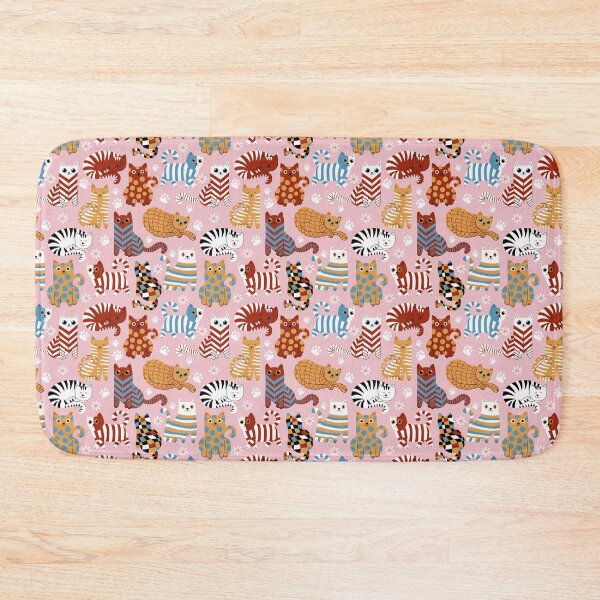 Item preview, Modern graphic cats doodle designed and sold by pholiumsigma_design.