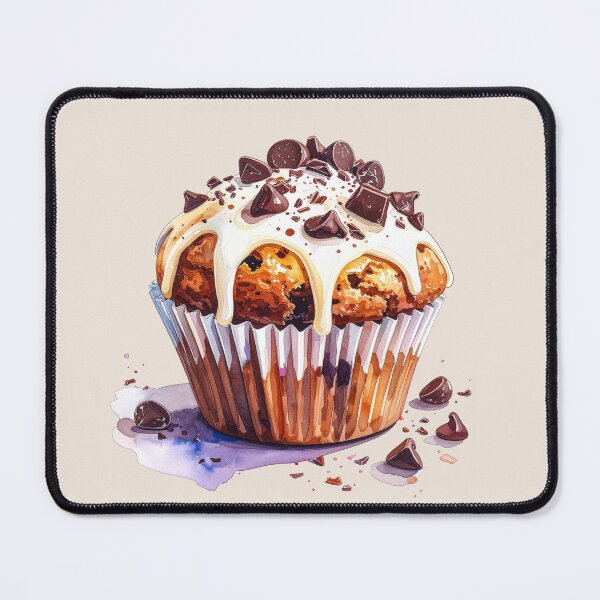 Item preview, White chocolate cupcake indulgence with chocolate sprinkles designed and sold by LiskoDesign.