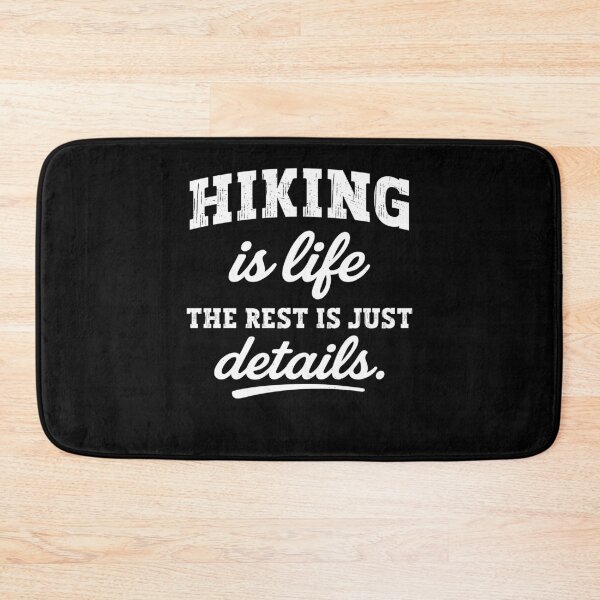 Item preview, Hiking Is Life – The Rest Is Just Details – Vintage Outdoorsman designed and sold by gunaone-design.