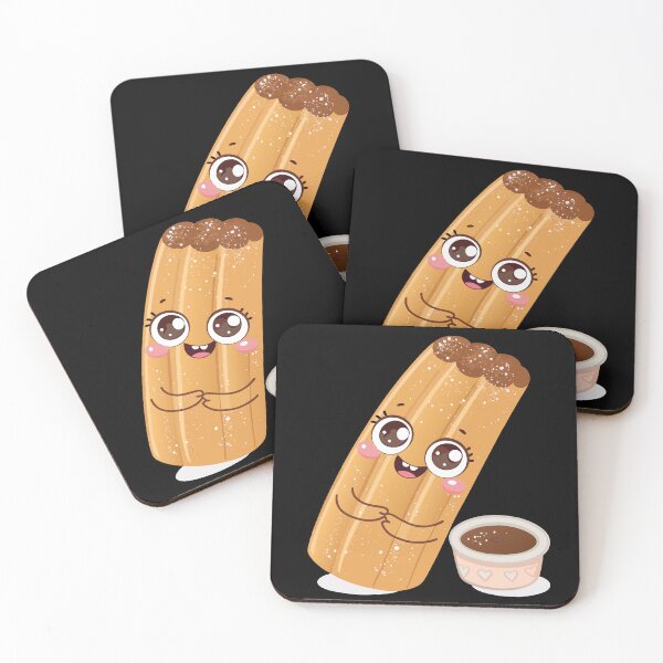 Item preview, Cute Kawaii Churro with Chocolate Dip – Adorable Dessert Sticker for Sweet Food Lovers designed and sold by VividOrganica.