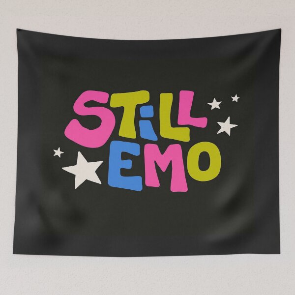 Item preview,    Bold STILL EMO Aesthetic – Colorful Retro Emo Typography for Alt Fashion, Posters & Stickers designed and sold by Bright Nest Studio.