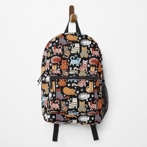 Item preview, Modern graphic cats race Black designed and sold by pholiumsigma_design.