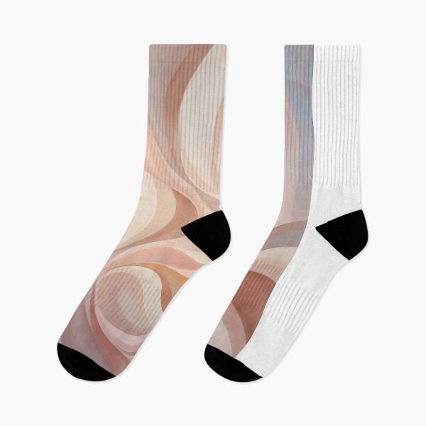 Item preview, Feminine Abstract Pastel Flow — Marrakech Cat Solstice Glow | Wall Art designed and sold by FixwellStudio.