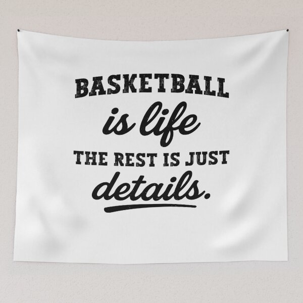 Item preview, Basketball is Life – The Rest is Just Details Vintage Sports designed and sold by gunaone-design.