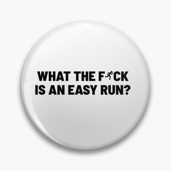 Item preview, WTF Is An Easy Run? (Black text) designed and sold by BrunkRuns.