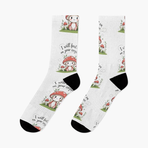 Item preview, Cute mushrooms | I will feast on your corpse   designed and sold by Classy-Artist.