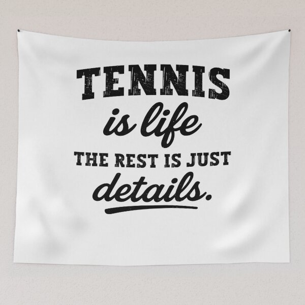 Item preview, Tennis is Life – The Rest is Just Details - Vintage Sports designed and sold by gunaone-design.