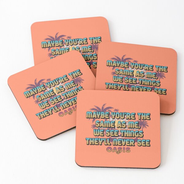 Item preview, Retro Neon Text Quote Palm Trees Vintage Sunset Aesthetic Design - Oasis designed and sold by sing-it-out.