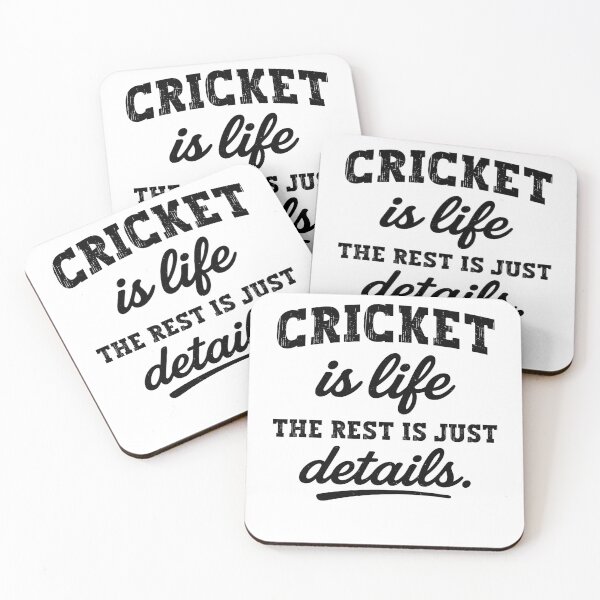 Item preview, Cricket is Life – The Rest is Just Details - Vintage Sports designed and sold by gunaone-design.