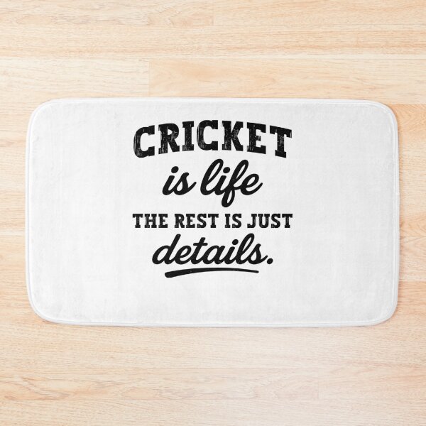Item preview, Cricket is Life – The Rest is Just Details - Vintage Sports designed and sold by gunaone-design.