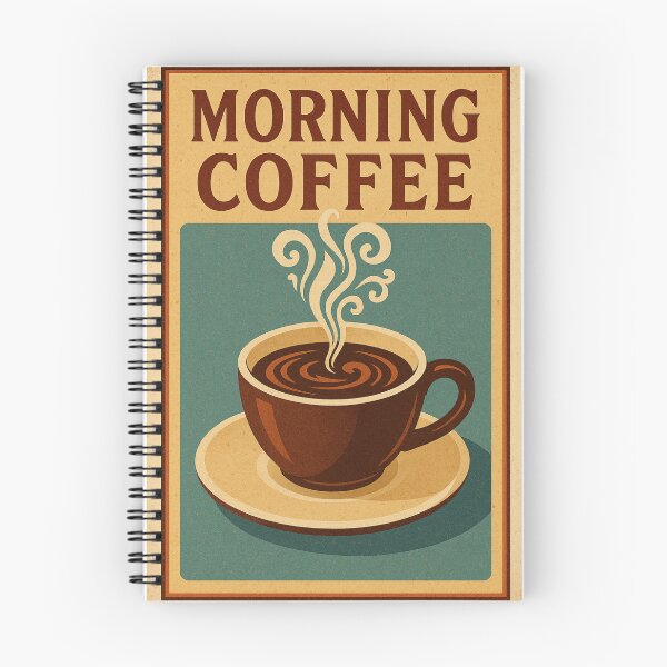Aperçu de l'œuvre Café du matin – Affiche de café rétro créée et vendue par Lavoretty.