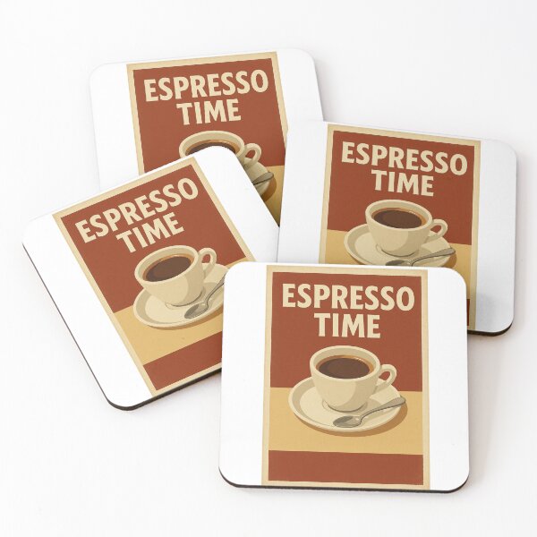 Item preview, Espresso Time – Italian Coffee Retro Poster designed and sold by Lavoretty.