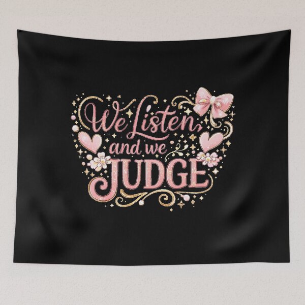 Item preview, We Listen And We Judge designed and sold by zuzzelek44.