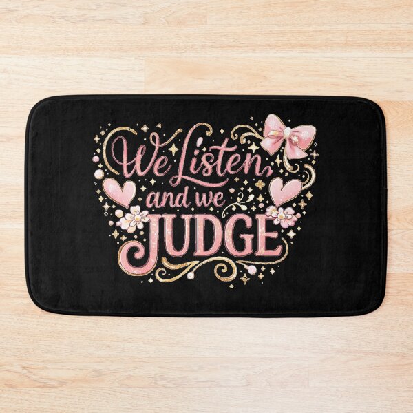 Item preview, We Listen And We Judge designed and sold by zuzzelek44.