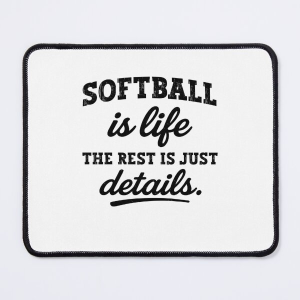 Item preview, Softball is Life – The Rest is Just Details - Vintage Sports designed and sold by gunaone-design.
