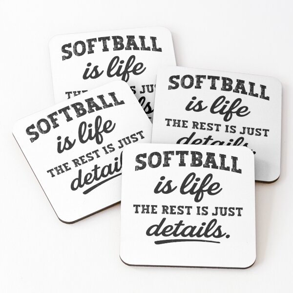 Item preview, Softball is Life – The Rest is Just Details - Vintage Sports designed and sold by gunaone-design.