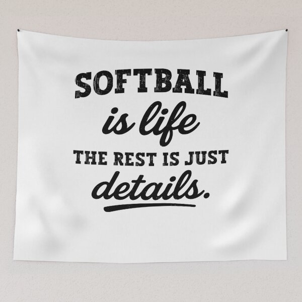 Item preview, Softball is Life – The Rest is Just Details - Vintage Sports designed and sold by gunaone-design.