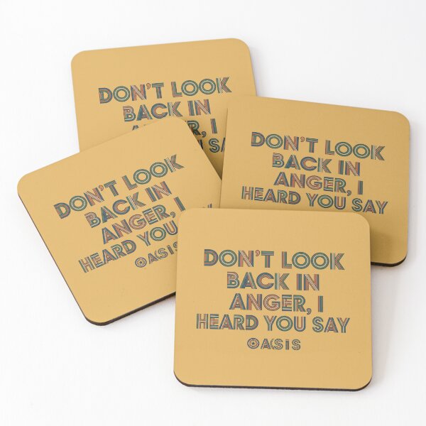 Item preview, Don't look back in anger, I heard you say - Retro 70s Style - Oasis designed and sold by sing-it-out.