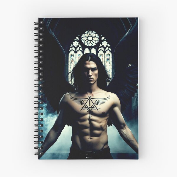 Item preview, fallen seraph – gothic cathedral – dark angel art designed and sold by Traumrausch.