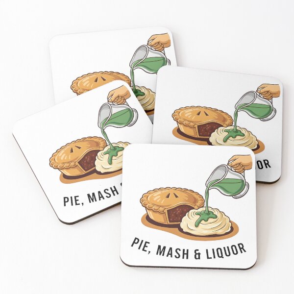 Item preview, Traditional Pie Mash and Liquor British Comfort Food Design. designed and sold by The-T-In-Retro.