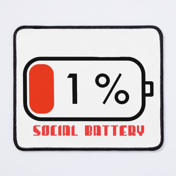 Item preview, Funny 1 Percent Social Battery Introvert designed and sold by kreature56.