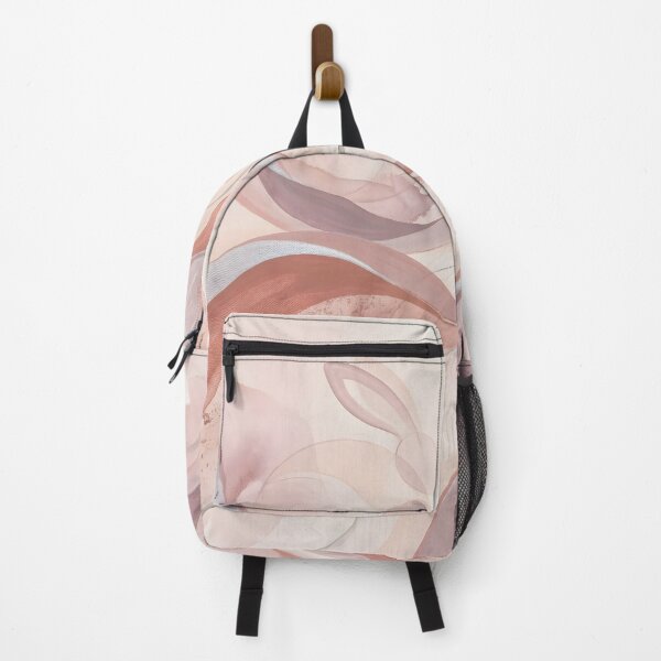 Item preview, Feminine Pastel Abstract Flow — Kyoto Moon Rabbit Winter Solstice | Wall Art designed and sold by FixwellStudio.